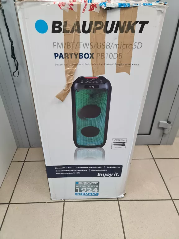BLAUPUNKT PARTYBOX PB10DB ZAPRASZAMY DO ZAKUPU