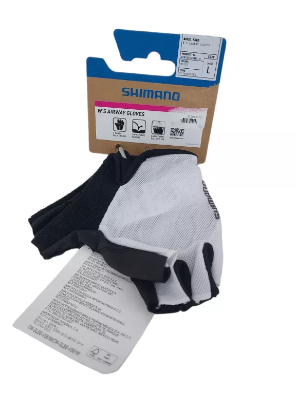 RĘKAWICZKI  ROWEROWE SHIMANO AIRWAY GLOVES L