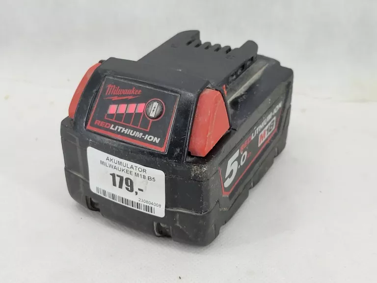 akumulator-milwaukee-m18-b5-4932430483-18v-5ah-stan-uzywany