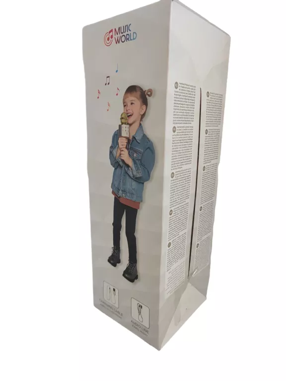 BLUETOOTH MICROPHONE SPEAKER ! MUSIC WORLD