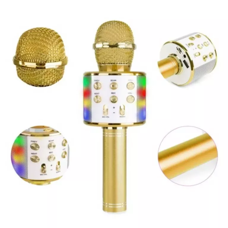 BLUETOOTH MICROPHONE SPEAKER ! MUSIC WORLD