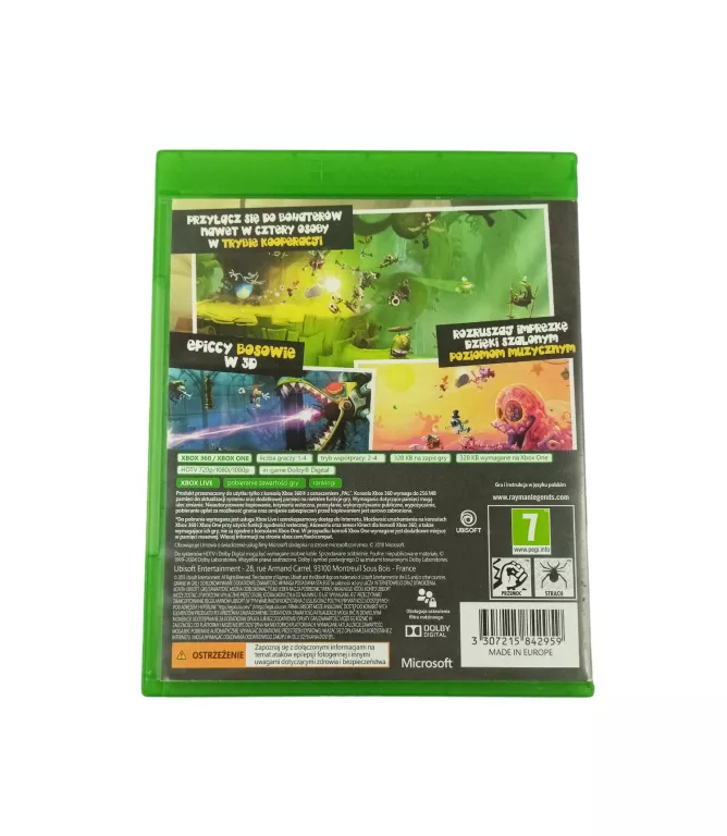 GRA XBOX ONE RAYMAN LEGENDS