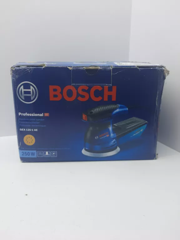 SZLIFIERKA BOSCH GEX 125-1 AE PROFESSIONAL 250W