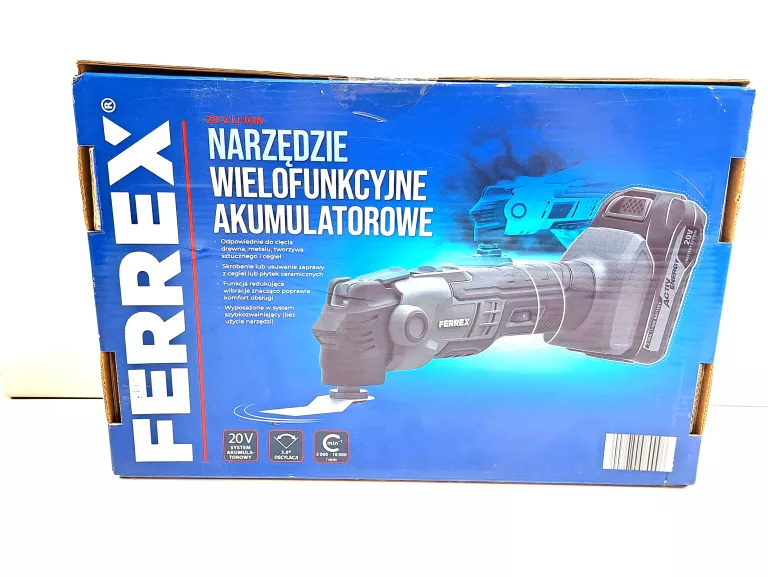 ferrex-narzedzie-wielofunkcyjne-akumulatorowe-20v-stan-uzywany