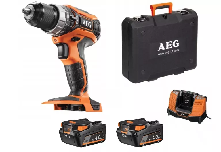 WKRĘTARKA AEG BSB18CBL /2X4.0AH 18V/ OKAZJA!
