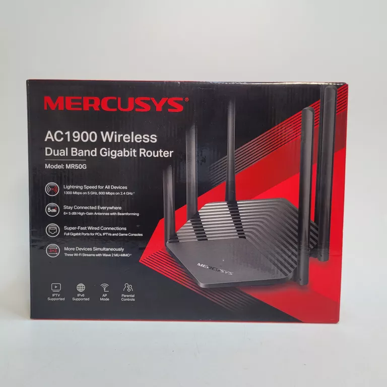 ROUTER MERCUSYS MR50G AC1900 KOMPLET