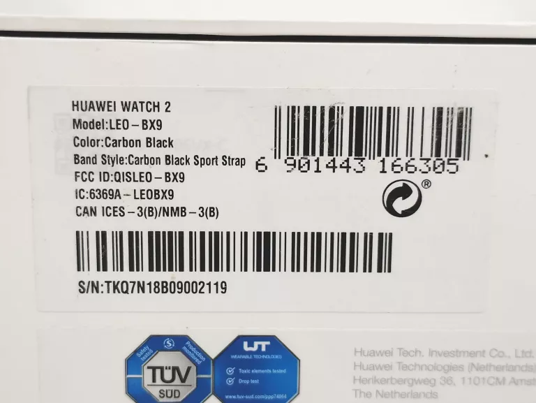 Huawei watch outlet 2 sport carbon