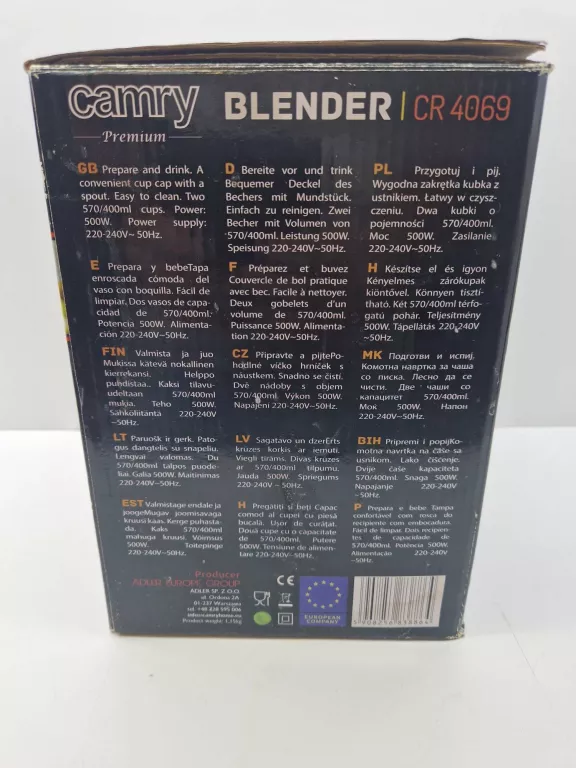 BLENDER CAMRY CR4069