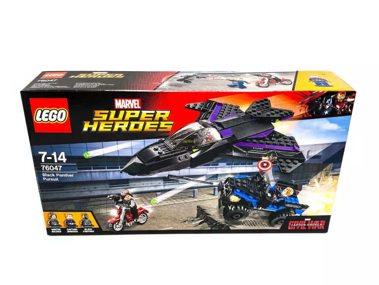 OKAZJAA !!! LEGO SUPER HEROES 76047 POŚCIG CZARNEJ PANTERY