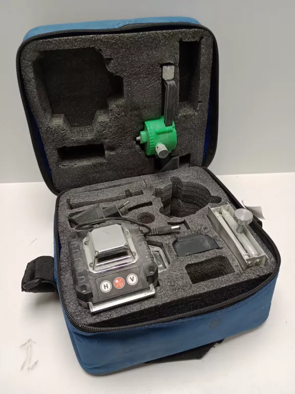 POZIOMICA LASEROWA 360° LASER KRZYŻOWY 4D ZIELONY