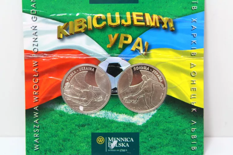 MONETY OKOLICZNOŚCIOWE MUNDIAL 2012 POLSKA UKRAINA