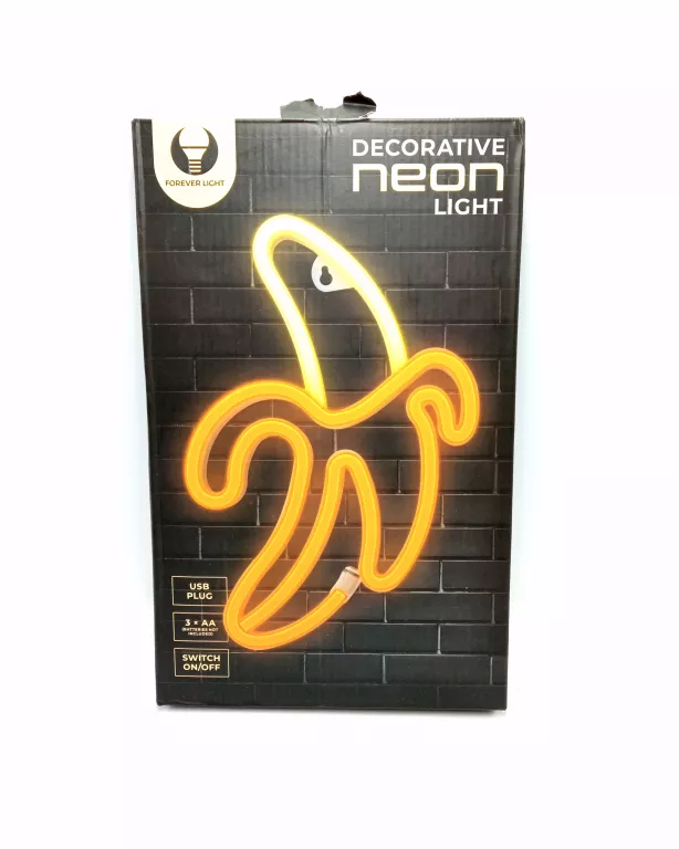 DEKORACYJNY LED BANAN NEON LIGHT