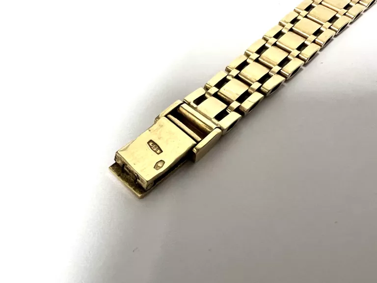 ZŁOTY ZEGAREK 14K GENEVE ITALY QUARTZ