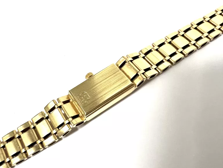 ZŁOTY ZEGAREK 14K GENEVE ITALY QUARTZ
