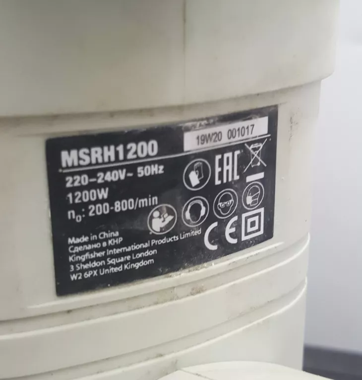 MŁOT UDAROWY MACALLISTER MSRH1200