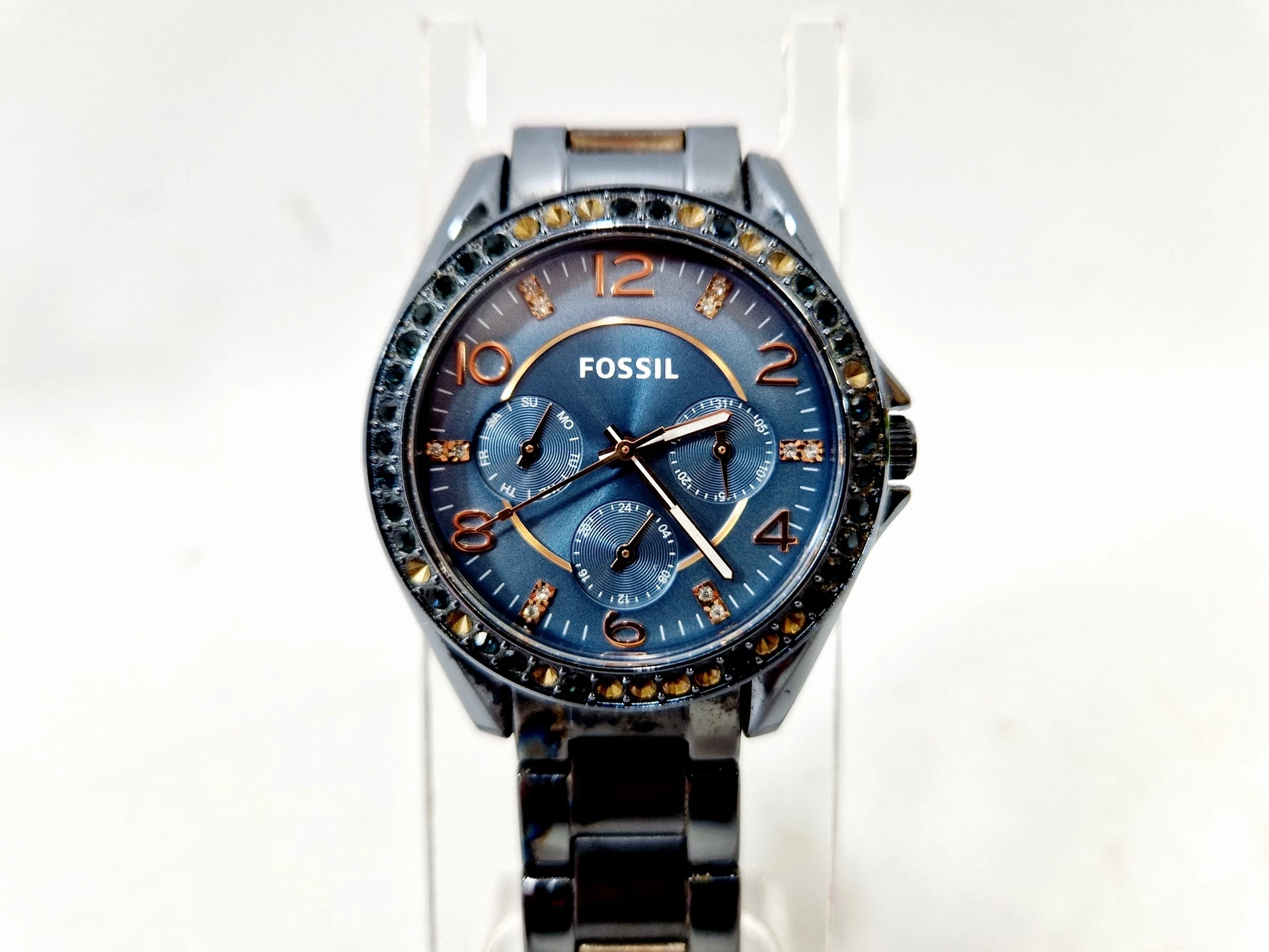 zegarek-damski-fossil-es4294-4294-granatowy-opis-material-paska-stal