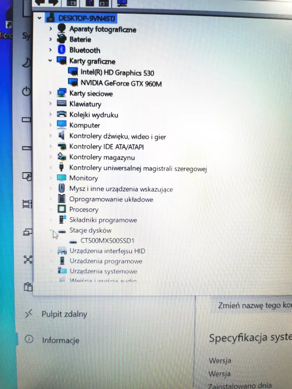 LAPTOP MSI INTEL CORE I5-6300HQ
