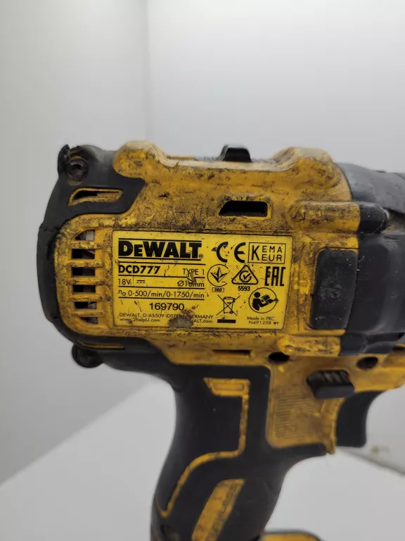 WKRĘTARKA DEWALT DCD777 18V 1.5AH - BEZ ŁAD