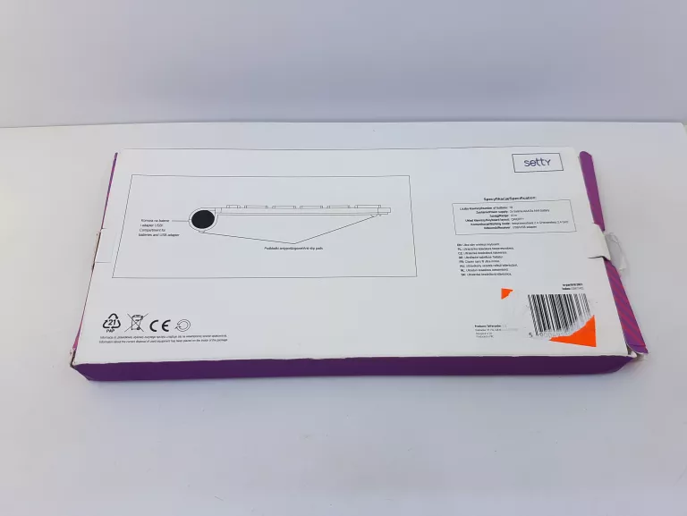 KLAWIATURA BEZPRZEWODOWA SETTY ROSE GOLD WI-FI