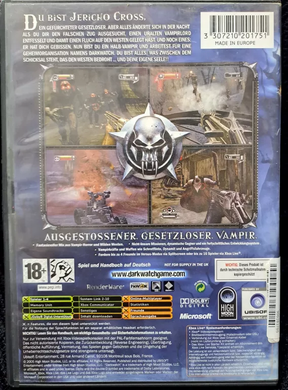 XBOX DARKWATCH