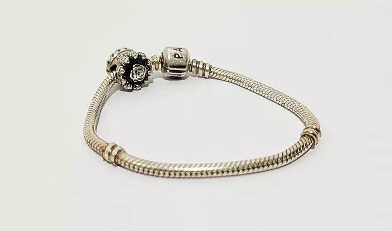 BRANSOLETKA DAMSKA PANDORA MOMENTS + CHARM