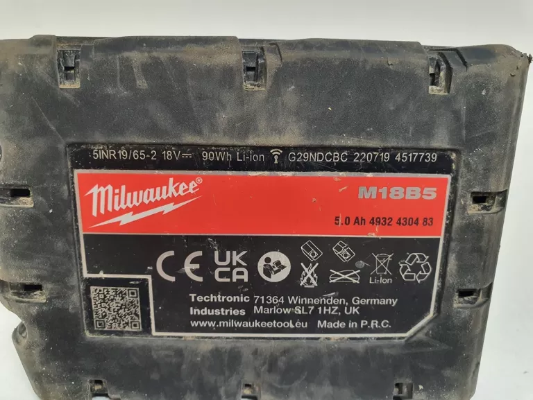 AKUMULATOR MILWAUKEE M18 5AH 18V