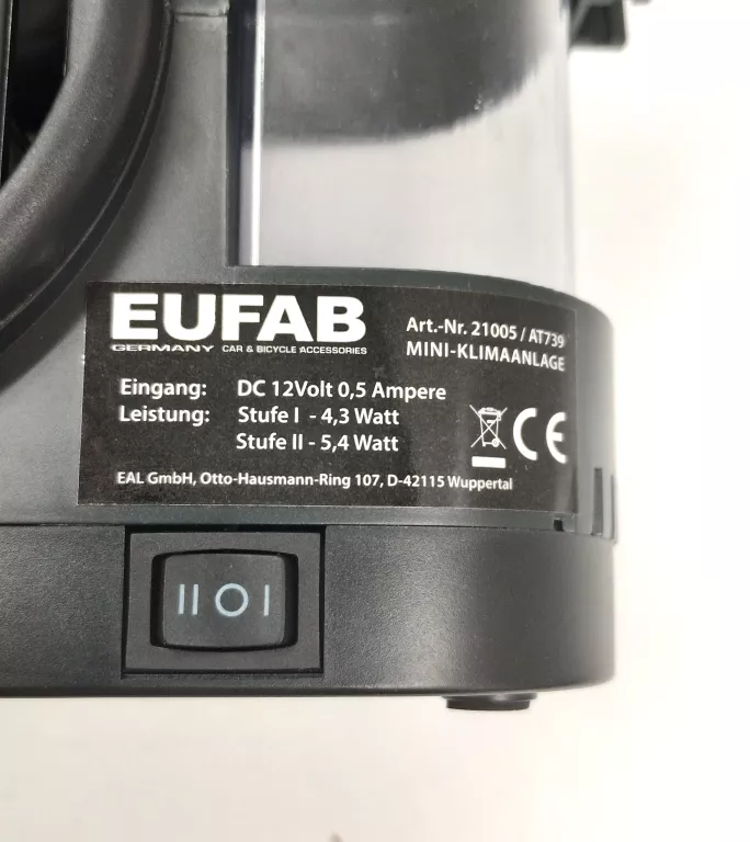 Eufab 21005 Mini-Klimaanlage 12 V, 230 V