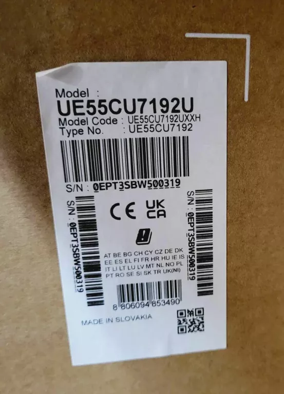 TELEWIZOR SAMSUNG UE55CU7192U
