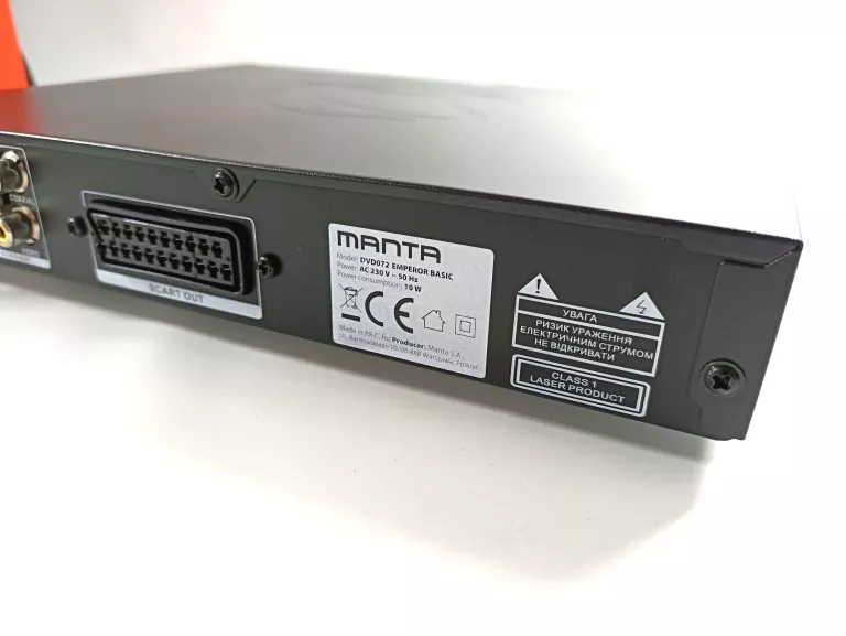ODTWARZACZ DVD MANTA DVD072 EMPEROR BASIC HDMI