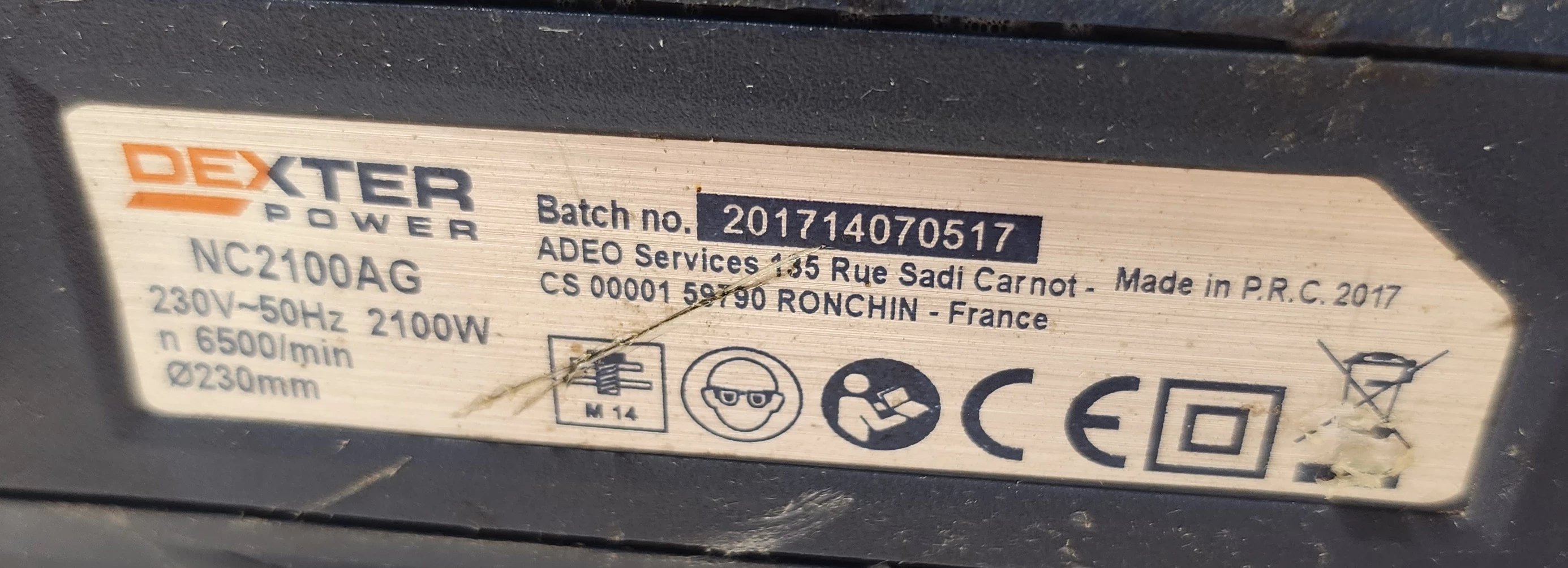 szlifierka-katowa-dexter-power-2100-w-230-nc2100ag-stan-uzywany