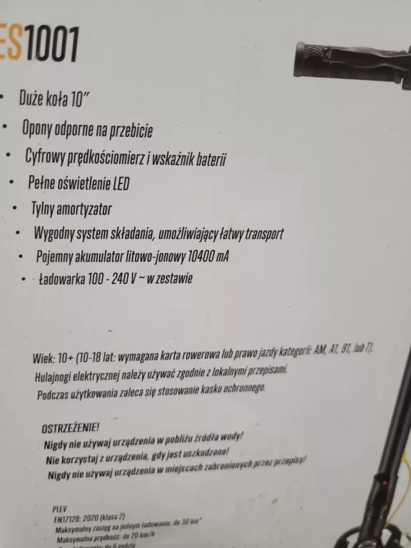 HULAJNOGA ELEKTRYCZNA INDIANA ES 1001