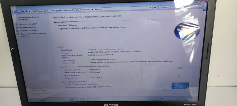 LAPTOP HP COMPAQ CQ58