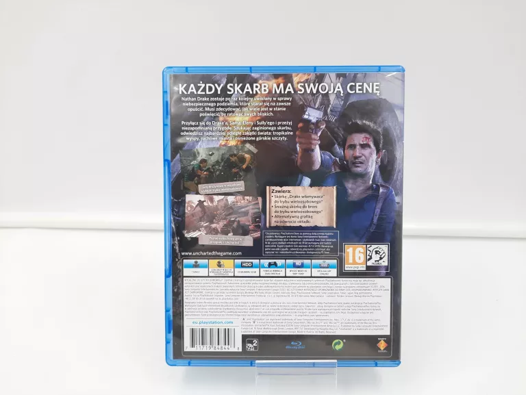 UNCHARTED 4 PS4 / CUSA-04529/POL / *OKAZJA*