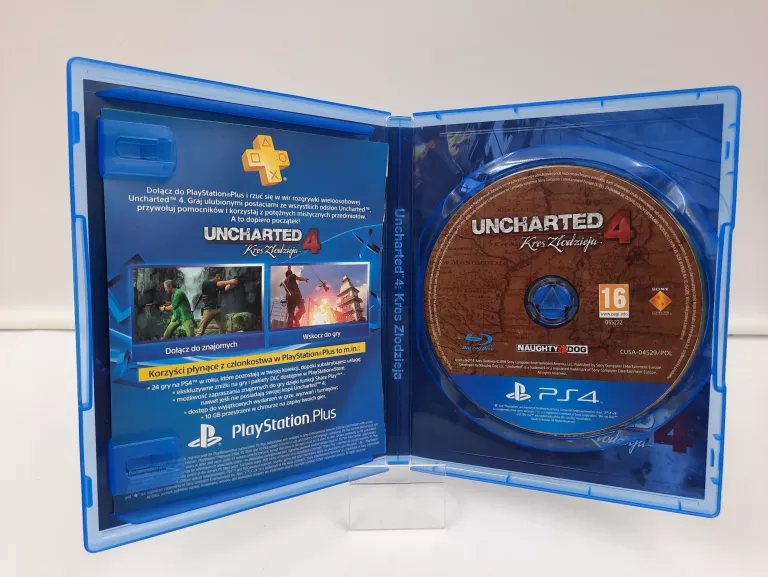 UNCHARTED 4 PS4 / CUSA-04529/POL / *OKAZJA*