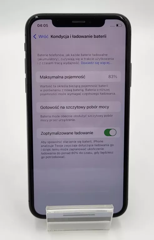 TELEFON APPLE IPHONE X 64GB BAT 82% MQCK2LL