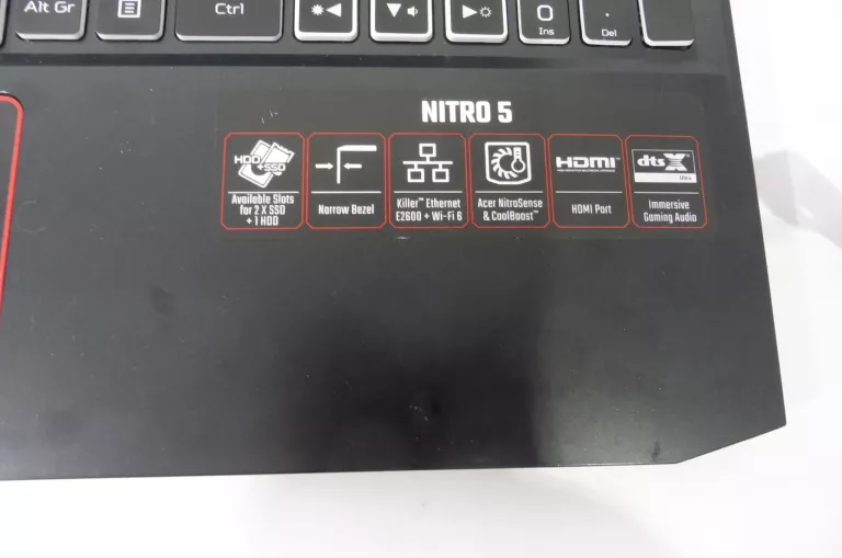 ACER NITRO 5 (N20C1) RTX2060  I5 10 GEN USZKODZONY