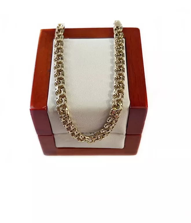 PIĘKNA BRANSOLETKA 14K W.14,43G DŁ,20,5CM