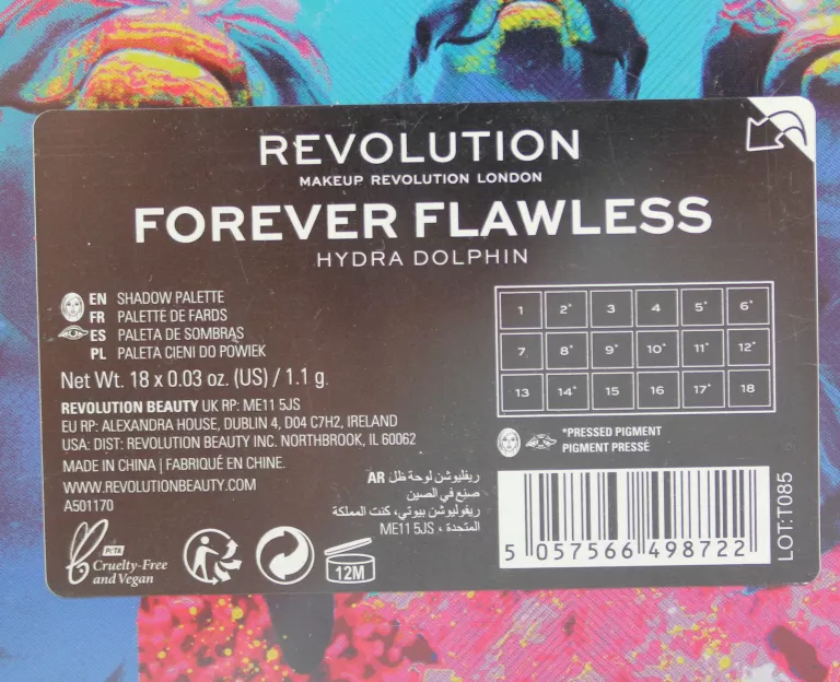 PALETA CIENI REVOLUTION MAKUP 15 ODCIENI RED ALERT
