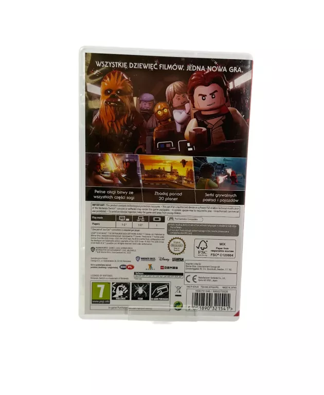 GRA LEGO GWIEZDNE WOJNY SAGA SKYWALKERÓW SWITCH