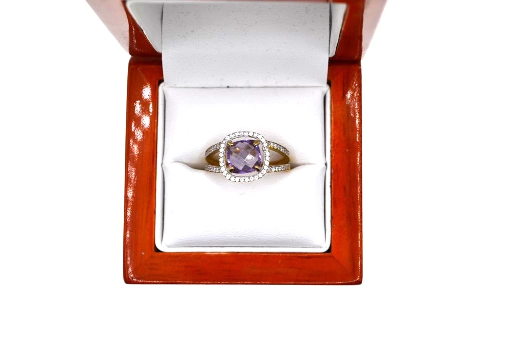 sliczny-zloty-pierscionek-14k-z-fioletowym-oczkiem-rodzaj-2205-2