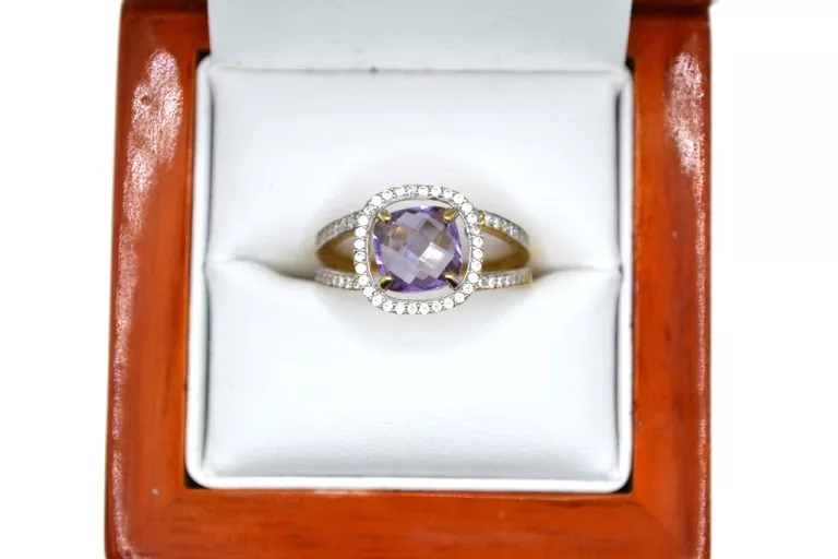 sliczny-zloty-pierscionek-14k-z-fioletowym-oczkiem-material-15835-2