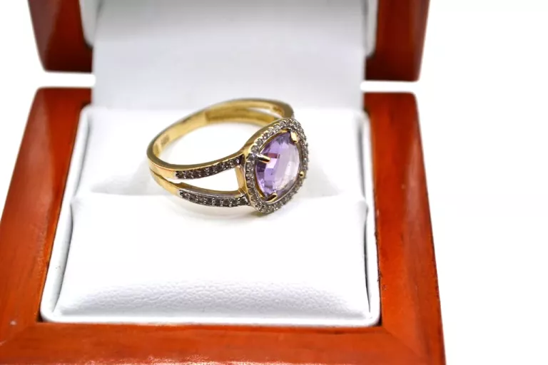 sliczny-zloty-pierscionek-14k-z-fioletowym-oczkiem-glowackiego-31-brzesko