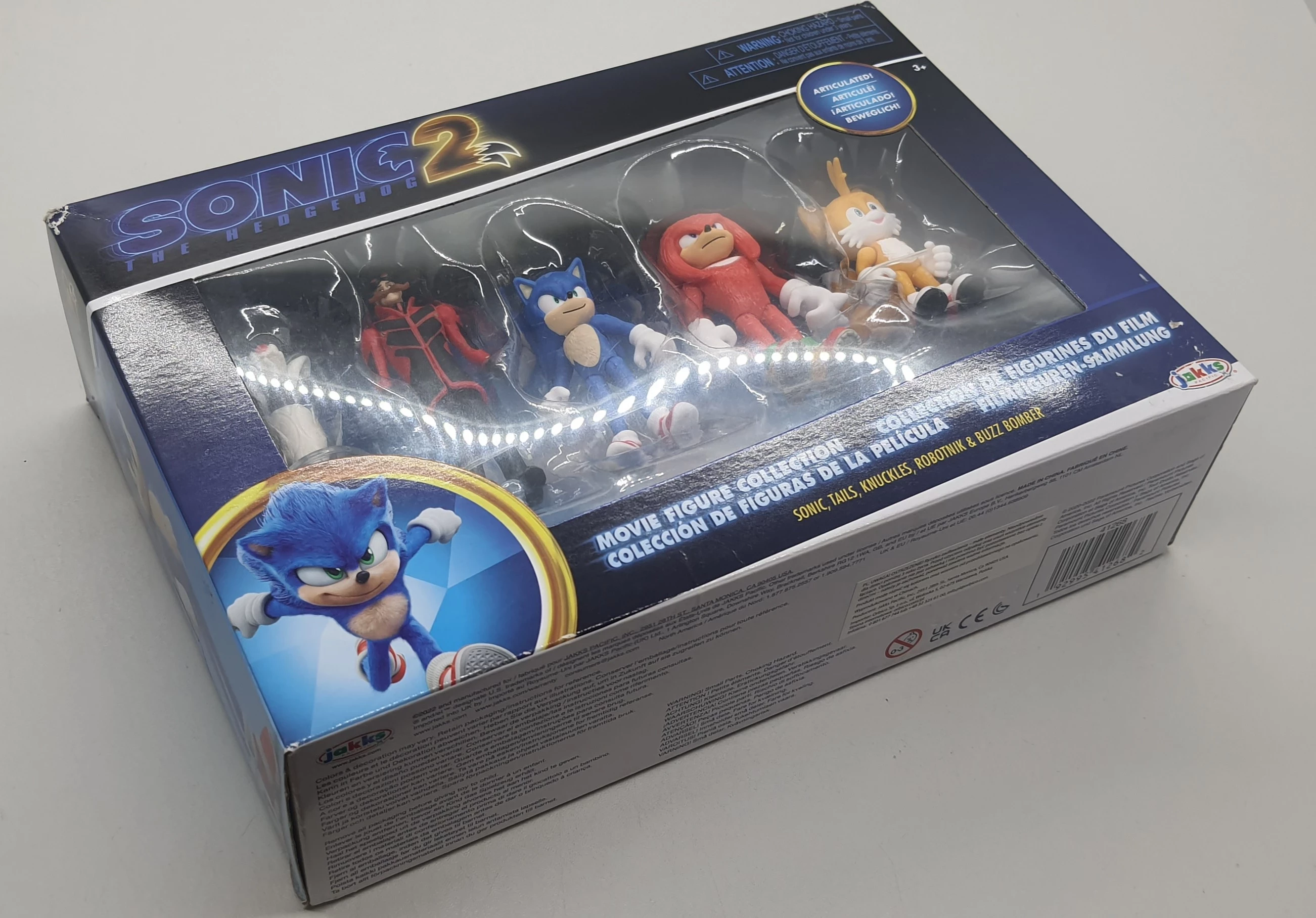 Kit 5 Boneco Sonic The Hedgehodg Pack De 7 Cm Original - Alfabay