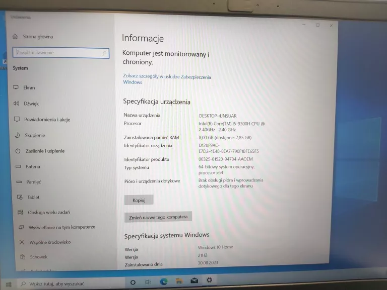 LAPTOP DELL G3 P89F