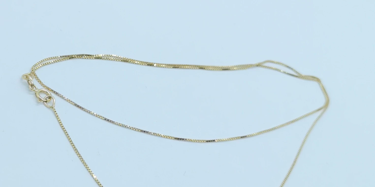 zloty-lancuszek-kostka-45cm585-stan-11323-2