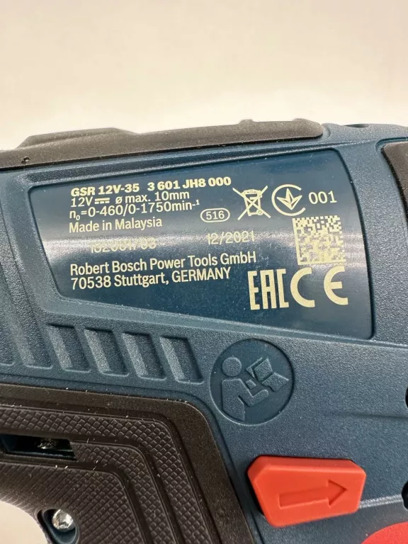 WIERTARKO-WKRĘTARKA BOSCH 12V GSR 12V-35