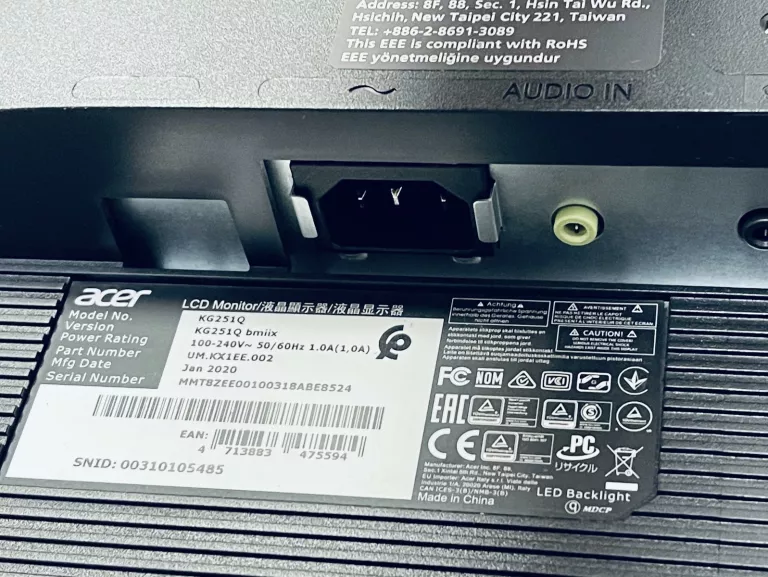 MONITOR ACER KG251Q