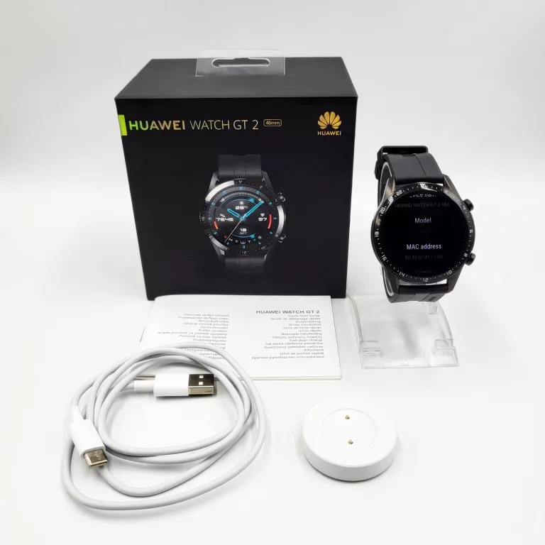 HUAWEI WATCH GT 2 SPORT 46MM CZARNY KOMPLET