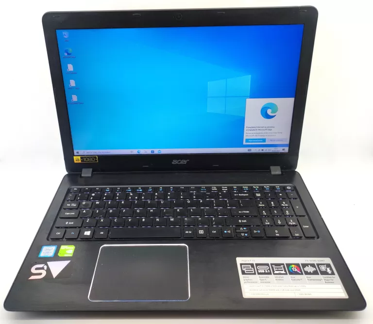 LAPTOP ACER F5-573G-52M7 + ŁADOWARKA