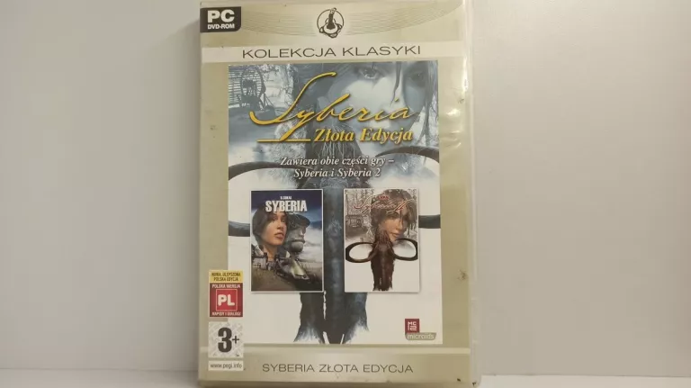 GRA NA PC SYBERIA ZŁOTA EDYCJA (SYBERIA I ORAZ SYBERIA II)